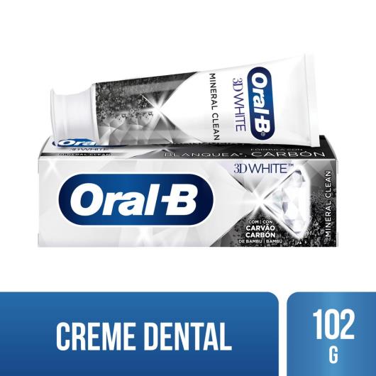Creme dental 3D white mineral clean Oral-B 102g - Imagem em destaque