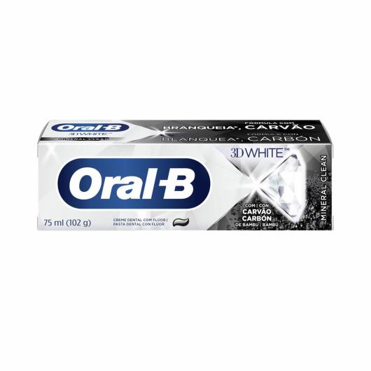 Creme dental 3D white mineral clean Oral-B 102g - Imagem em destaque