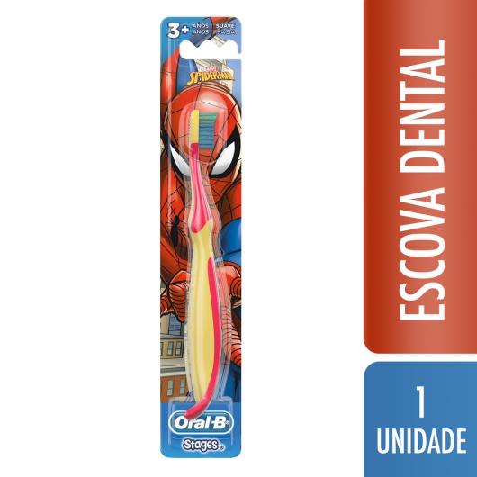 Escova dental spider man suave macio Oral-B unidade - Imagem em destaque
