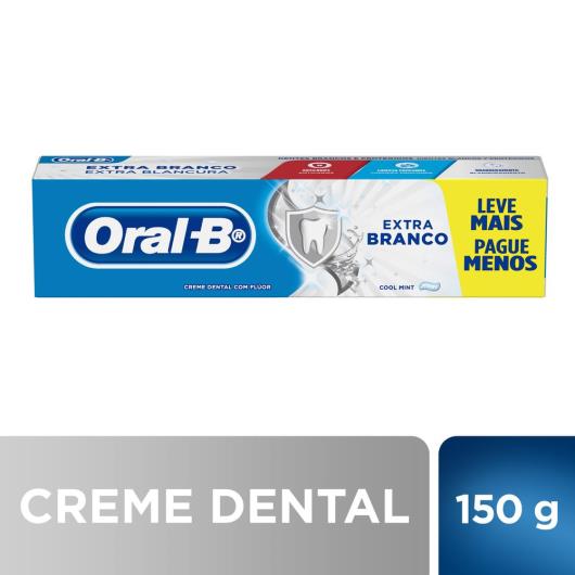 Creme dental extra branco Oral-B 150g - Imagem em destaque