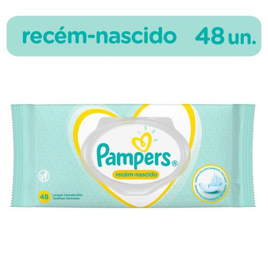 Lenço umedecido recém nascido Pampers unidade - Imagem em destaque