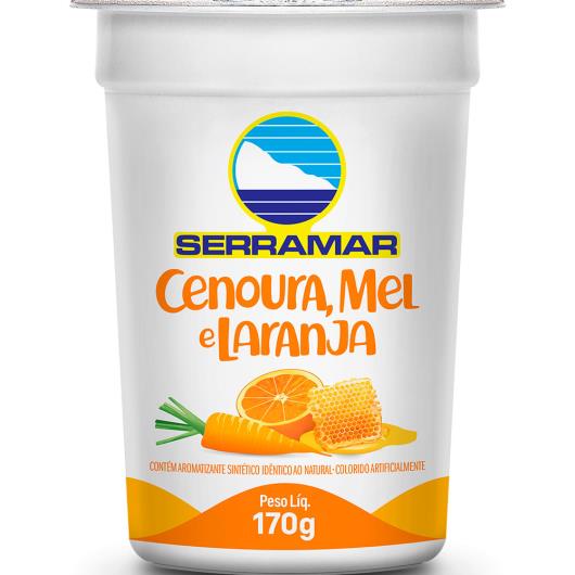 Iogurte integral cenoura, mel e laranja Serramar 170g - Imagem em destaque