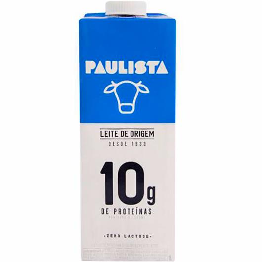 Leite desnatado Origem zero lactose Paulista UHT 1L - Imagem em destaque