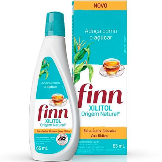 Adoçante líquido xilitol Finn 65ml - Imagem em destaque