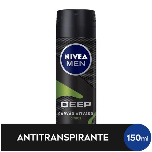 Desodorante aerosol men citrus Deep Nivea 150ml - Imagem em destaque