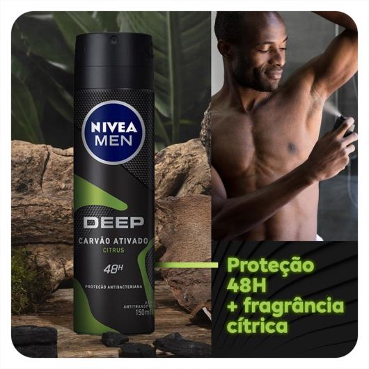 Desodorante aerosol men citrus Deep Nivea 150ml - Imagem em destaque