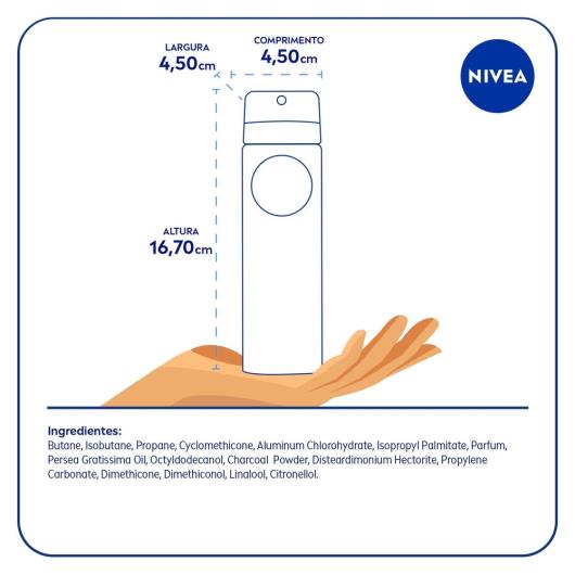 Desodorante aerosol men citrus Deep Nivea 150ml - Imagem em destaque