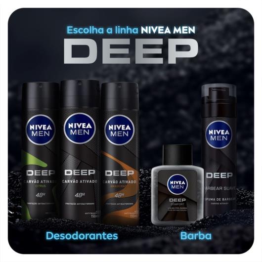 Desodorante aerosol men citrus Deep Nivea 150ml - Imagem em destaque