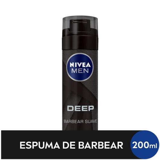 NIVEA MEN Espuma de barbear Deep 200ml - Imagem em destaque