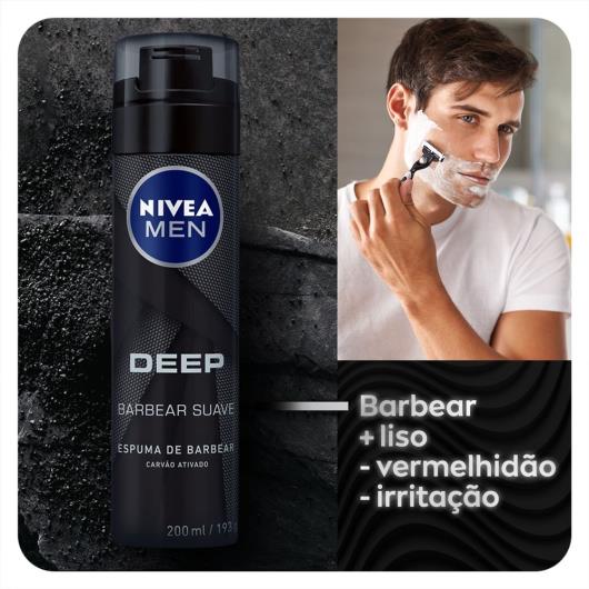 NIVEA MEN Espuma de barbear Deep 200ml - Imagem em destaque