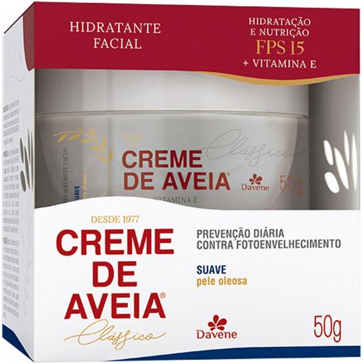 Creme de aveia facial suave Davene 50g - Imagem em destaque