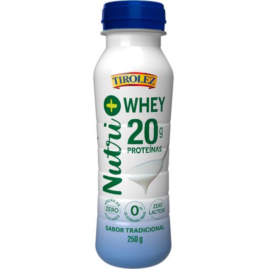 Iogurte tradicional Nutri+ Whey Tirolez 250g - Imagem em destaque