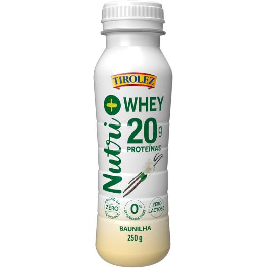 Iogurte de baunilha Nutri+ Whey Tirolez 250g - Imagem em destaque