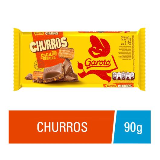 Chocolate churros Garoto 90g - Imagem em destaque