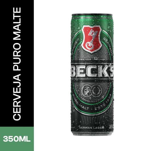 Cerveja Becks Puro Malte 350ml Lata - Imagem em destaque