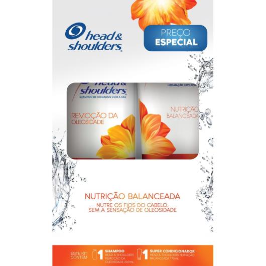 Shampoo 200ml + condicionador 170ml Head&Shoulders nutrição balanceada preço especial - Imagem em destaque