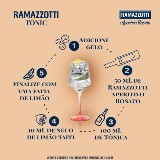 Aperitivo Ramazzotti Rosato 700ml - Imagem em destaque