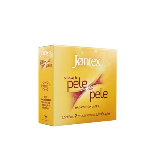 Preservativo Jontex lubrificado sensação pele com pele 2 unidades - Imagem em destaque