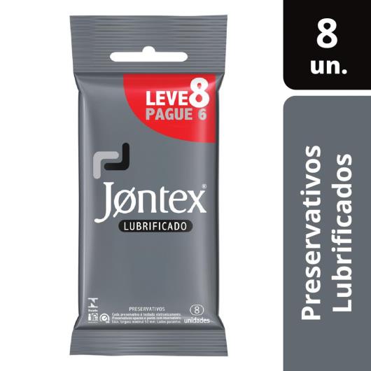 Preservativo Masculino Lubrificado Jontex Pacote Leve 8 Pague 6 Unidades - Imagem em destaque