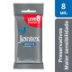 Preservativo Jontex lubrificado sensitive Leve 8 Pague 6 unidades - Imagem 7891035990403-(1).jpg em miniatúra