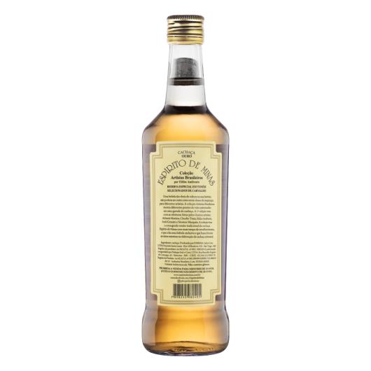 Cachaça Ouro Espírito de Minas Garrafa 700ml - Imagem em destaque