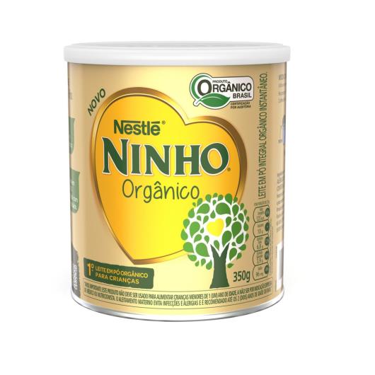 Leite em Pó Instantâneo Integral Orgânico Nestlé Ninho Lata 350g - Imagem em destaque