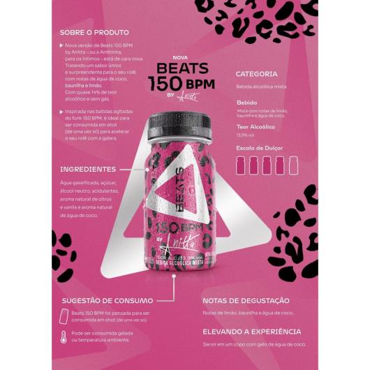 Drink pronto Beats 150 BPM garrafa 100ml - Imagem em destaque