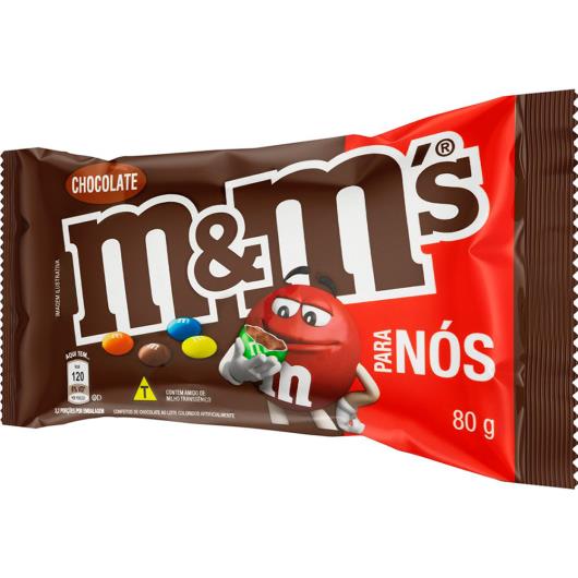Confeito M&M's chocolate ao leite 80g - Imagem em destaque