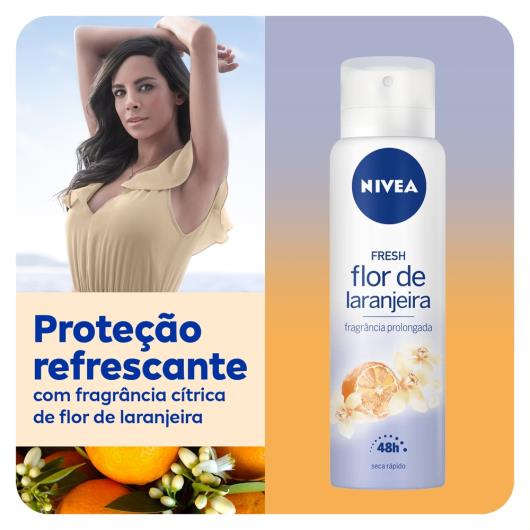 Desodorante Antitranspirante NIVEA Fresh Flor De Laranjeira 150ml - Imagem em destaque