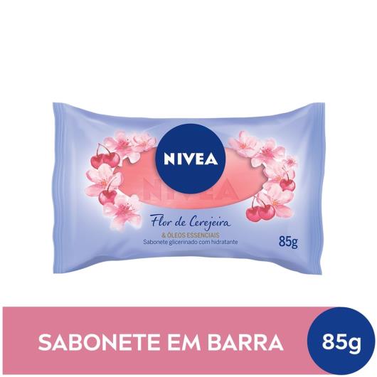 NIVEA Sabonete em Barra Flor de Cerejeira & Óleos Essenciais 85g - Imagem em destaque