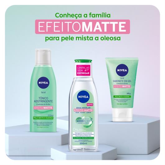 Água Micelar NIVEA Solução de Limpeza 7 em 1 Efeito Matte 200ml - Imagem em destaque