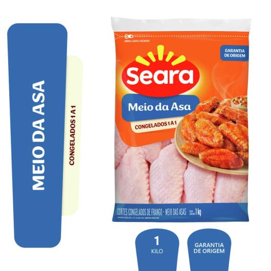 Meio da asa Seara IQF 1kg - Imagem em destaque