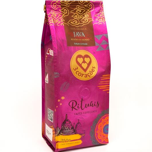 Café 3 Corações rituais Java 250g - Imagem em destaque
