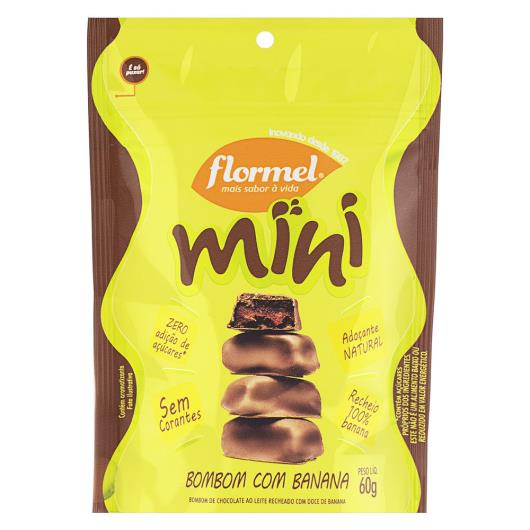 Mini Bombom com Banana Flormel Pouch 60g - Imagem em destaque