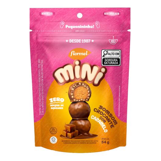 Bombom mini crocante com caramelo Flormel 54g - Imagem em destaque