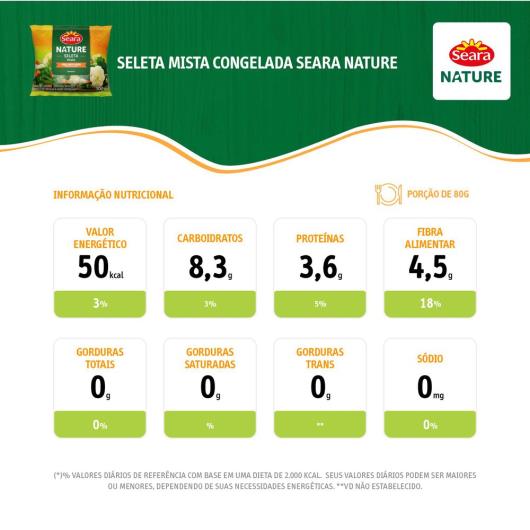 Seleta mista congelada Seara Nature 300g - Imagem em destaque