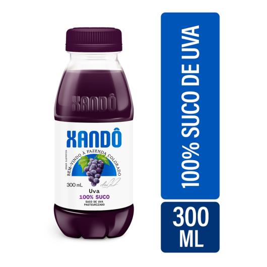 Suco de Uva Concentrado Xandô Sem adição de Açúcar Aditivos ou Conservantes 300ml - Imagem em destaque