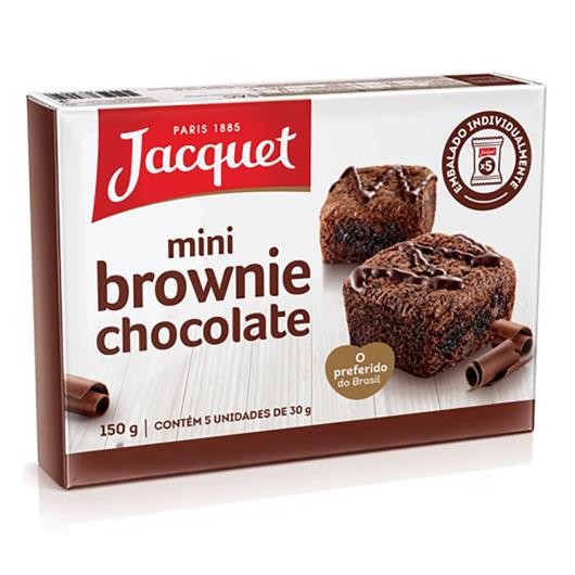 Bolo Mini Jacquet Brownie Chocolate ao Leite 150g - Imagem em destaque