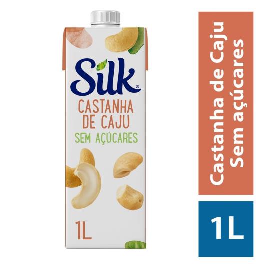 Bebida Vegetal Silk Castanha de Caju Sem Açúcares 1L - Imagem em destaque