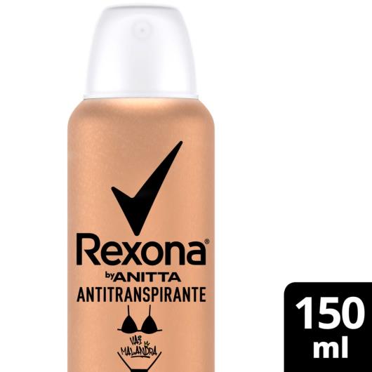 Desodorante Antitranspirante Aerosol Rexona Vai Malandra by Anitta 150ml - Imagem em destaque