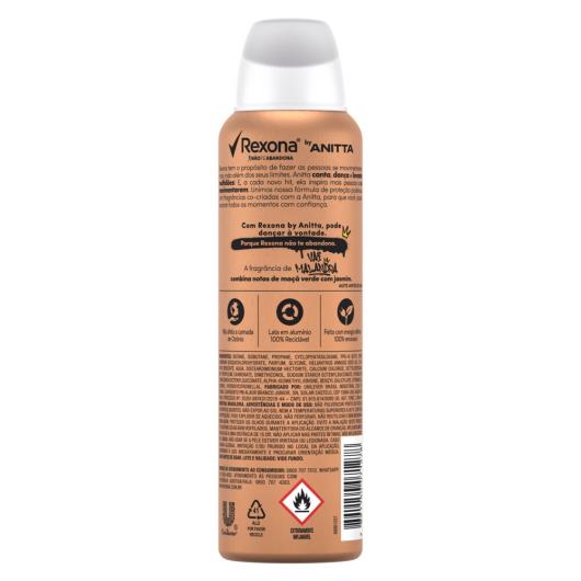 Desodorante Antitranspirante Aerosol Rexona Vai Malandra by Anitta 150ml - Imagem em destaque