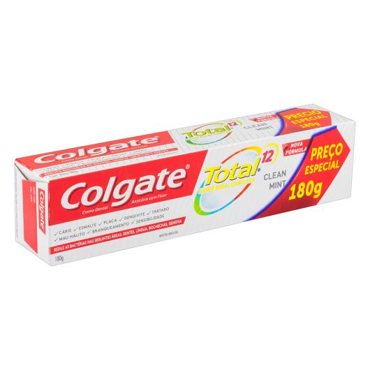Creme Dental Clean Mint Colgate Total 12 Caixa 180g - Imagem em destaque