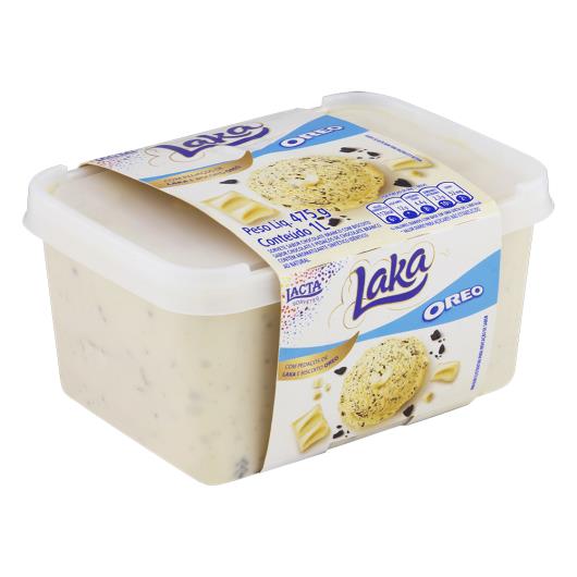 Sorvete Laka e Oreo Lacta Pote 1L - Imagem em destaque