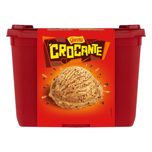 Sorvete Garoto Crocante Pote 1,5L - Imagem em destaque