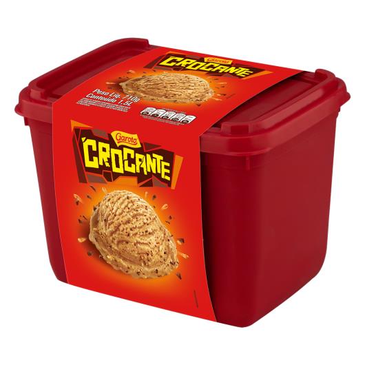 Sorvete Garoto Crocante Pote 1,5L - Imagem em destaque