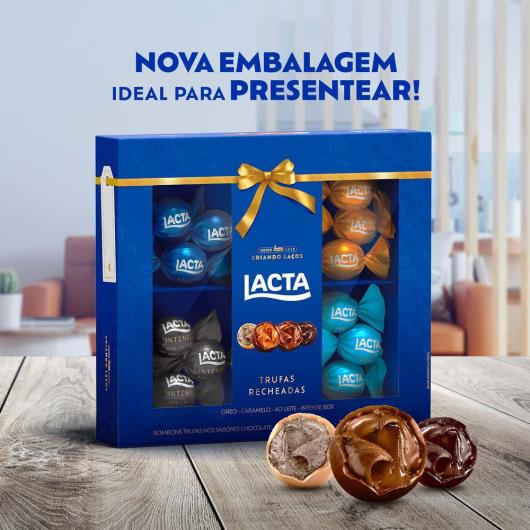 Lacta Trufas Sortidas 138g - Imagem em destaque