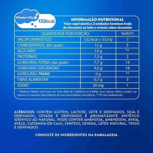Lacta Trufas Sortidas 138g - Imagem em destaque