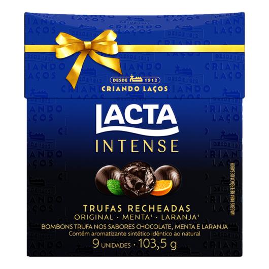 Trufa de Chocolate Sortida Lacta Intense Caixa 103,5g 9 Unidades - Imagem em destaque
