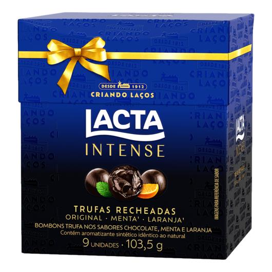 Trufa de Chocolate Sortida Lacta Intense Caixa 103,5g 9 Unidades - Imagem em destaque