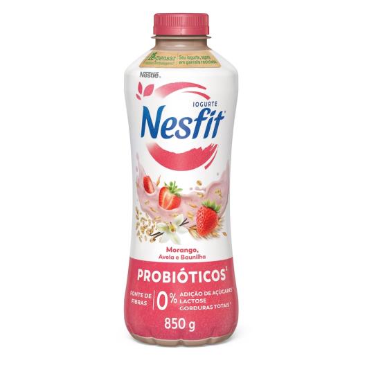 Iogurte Nesfit Morango  Aveia e Baunilha 850G - Imagem em destaque